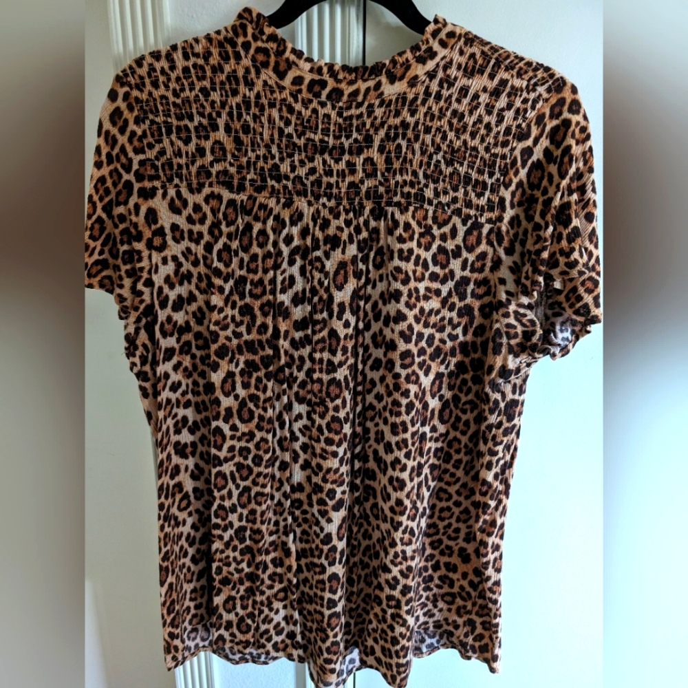 Leopard Print Blouse